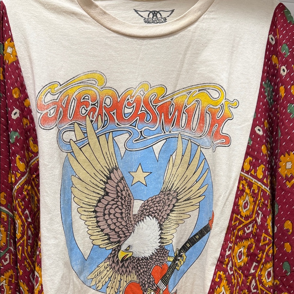 AEROSMITH BAND TEE KANTHA TOP NWOT sz OSFM